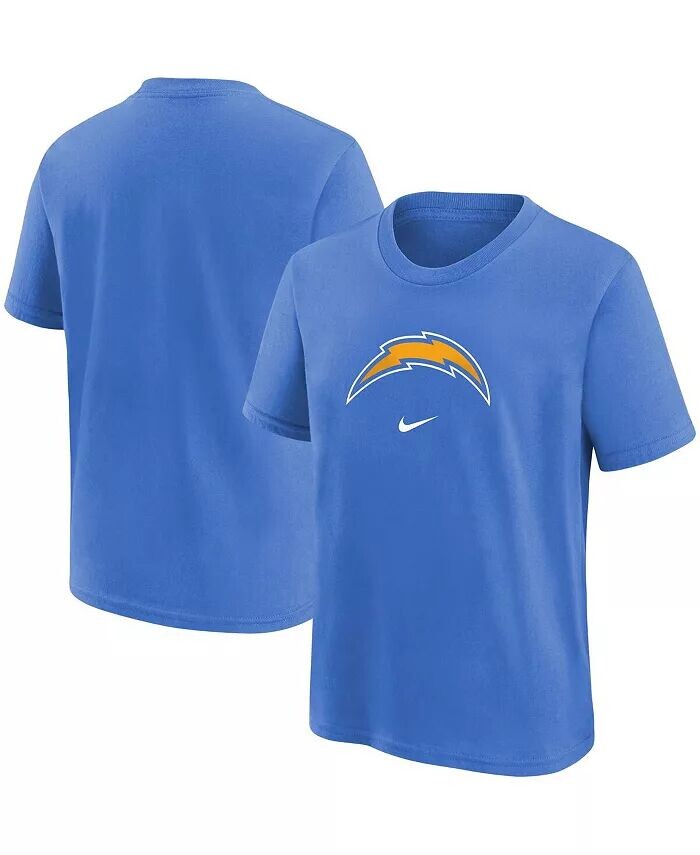 Синяя футболка с логотипом Big Boys Powder Los Angeles Chargers Nike — фото 4