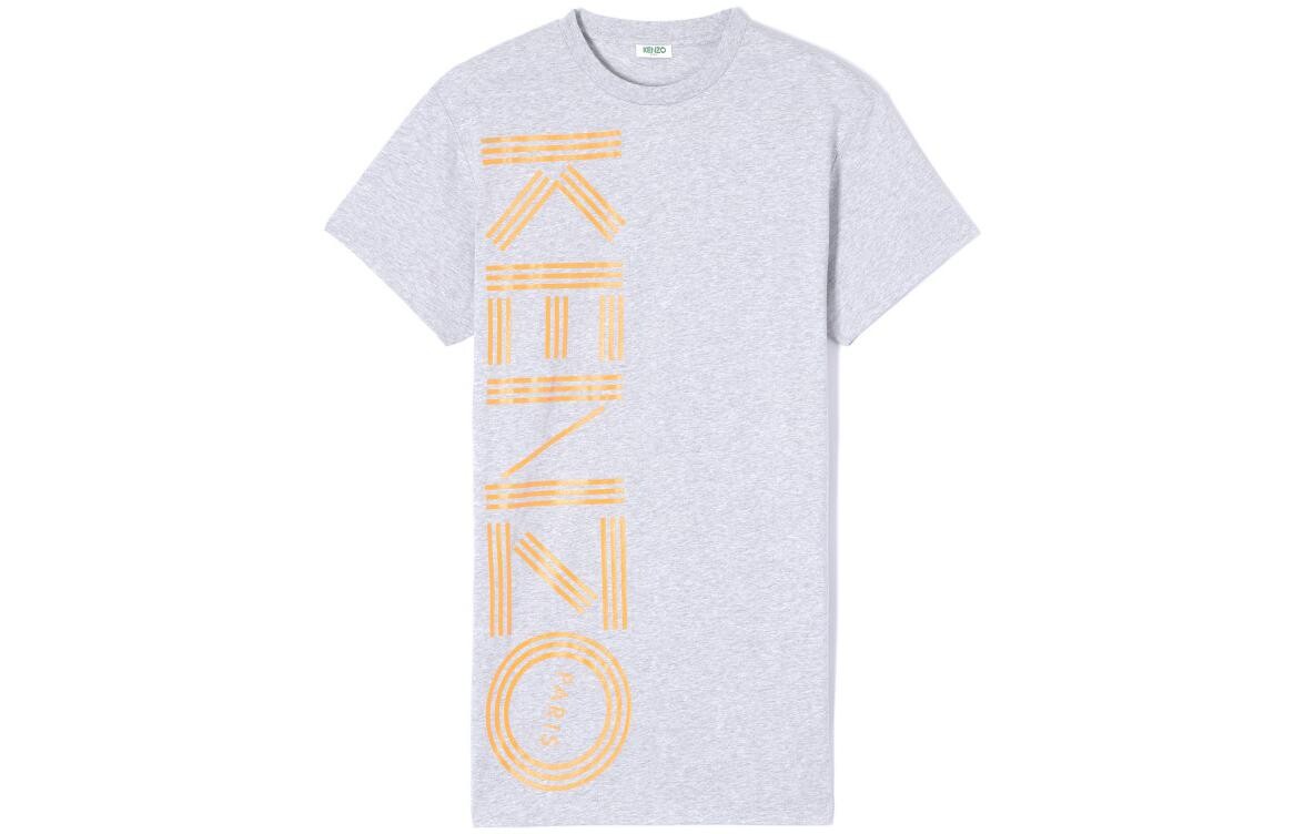 

Футболка унисекс серая Kenzo, серый