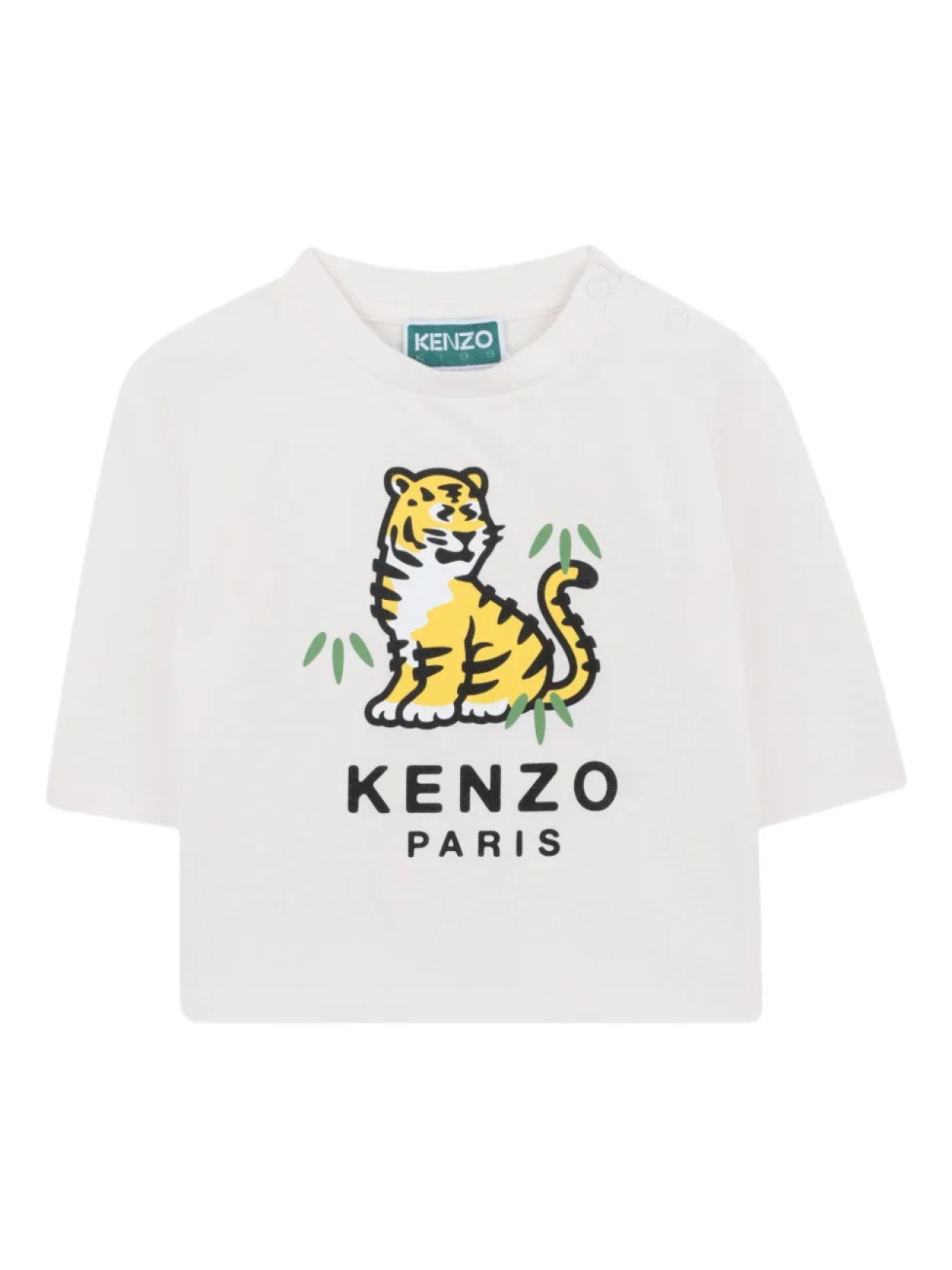 

Kenzo Kids футболка с длинными рукавами и принтом, белый