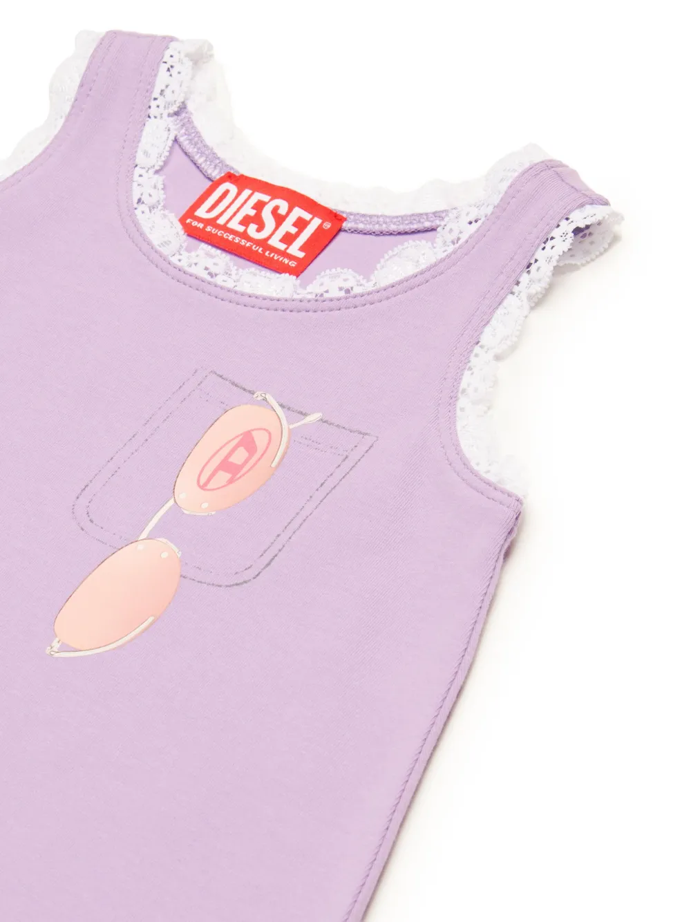 Платье Dlaceb Diesel Kids, фиолетовый — фото 3