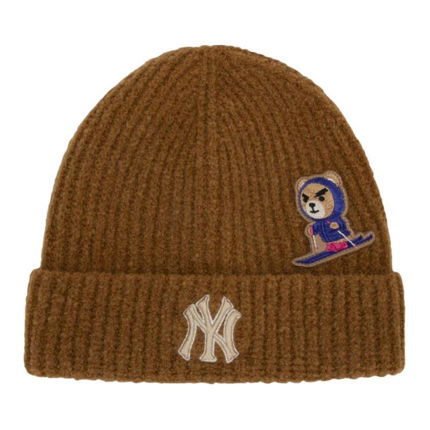 

MLB Детская шапка из овечьей шерсти тёмно-коричневая, Dark Brown