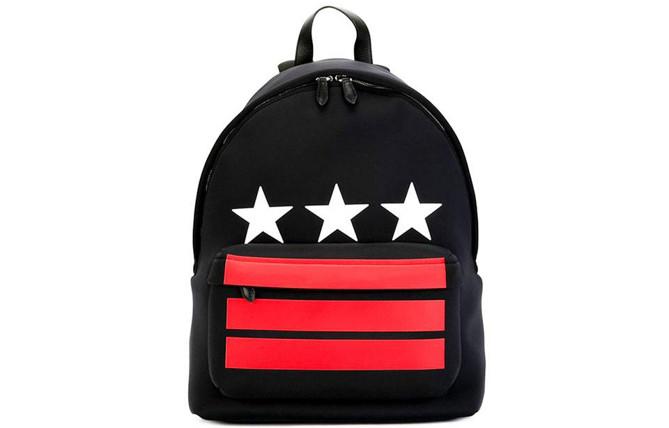 

Givenchy Нейлоновый рюкзак унисекс черный красный