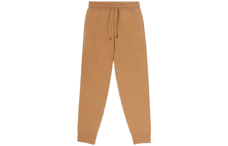 

Burberry Женские трикотажные спортивные штаны, цвет Camel