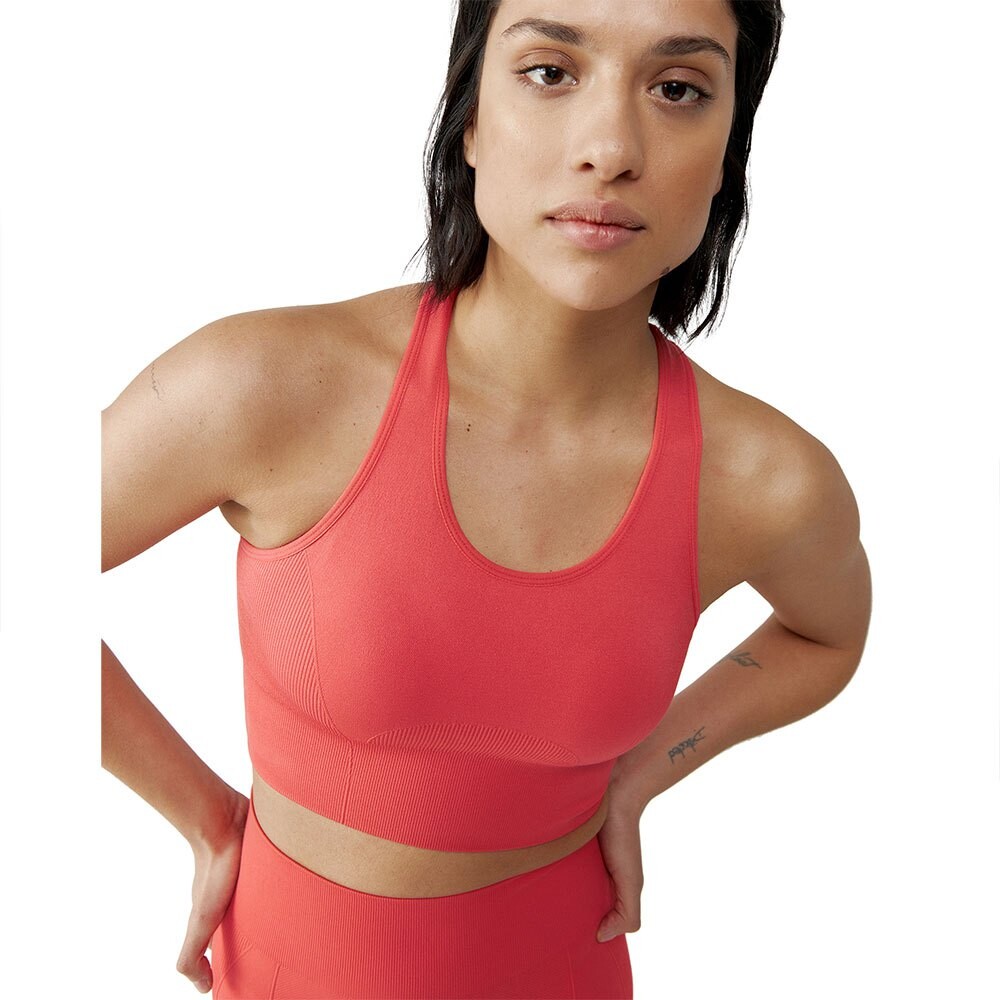 

Спортивный топ Born Living Yoga Kumari Medium-High Support Seamless, розовый