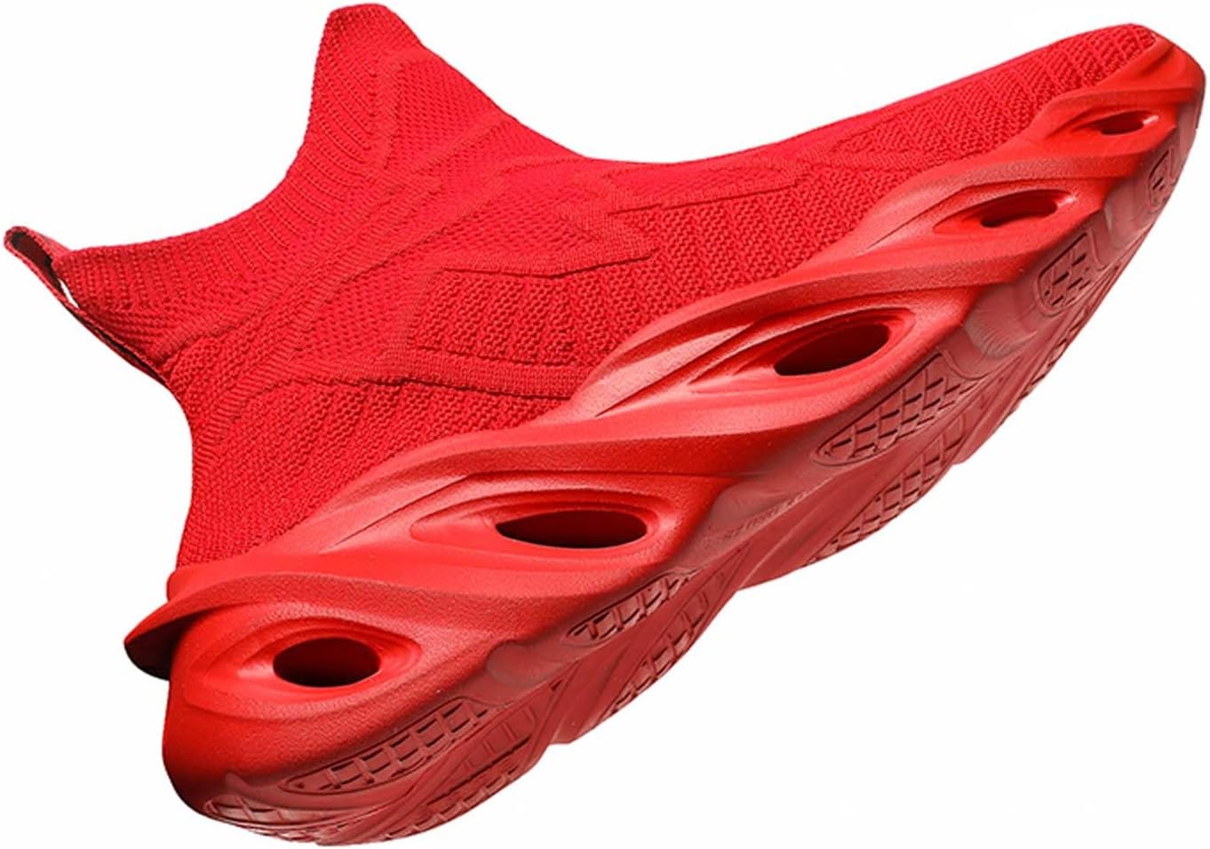 

Мужские и женские слипоны-лоферы для ходьбы, тенниса, без шнурков, кроссовки для бега, дышащие и легкие Missletty, красный