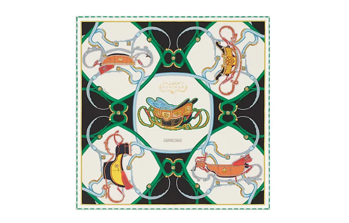 

HERMES Шёлковый шарф Multicolor, Multicolor