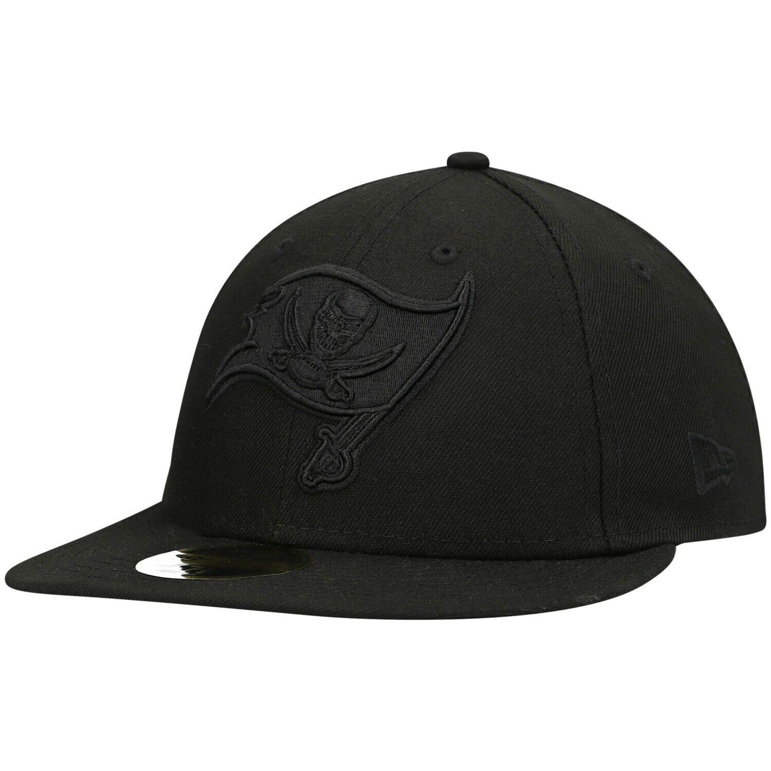 

Мужская шляпа New Era Black Tampa Bay Buccaneers Black on Black Low Profile 59FIFTY II