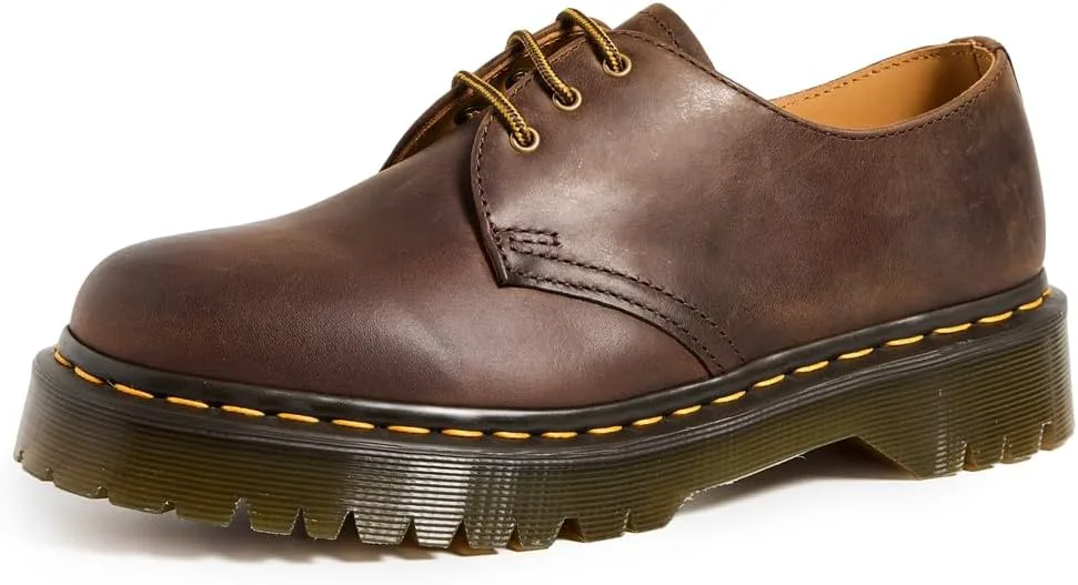 Туфли Dr. Martens Unisex 1461 Bex Smooth Oxford, темно-коричневый — фото 3