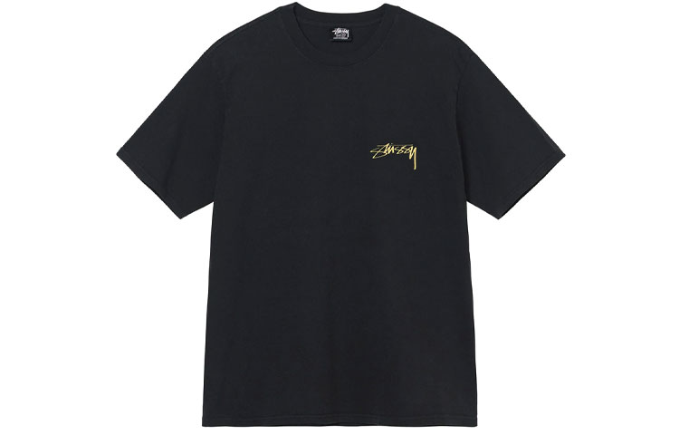 Футболка Stussy с пигментной покраской, натуральный белый — фото 3