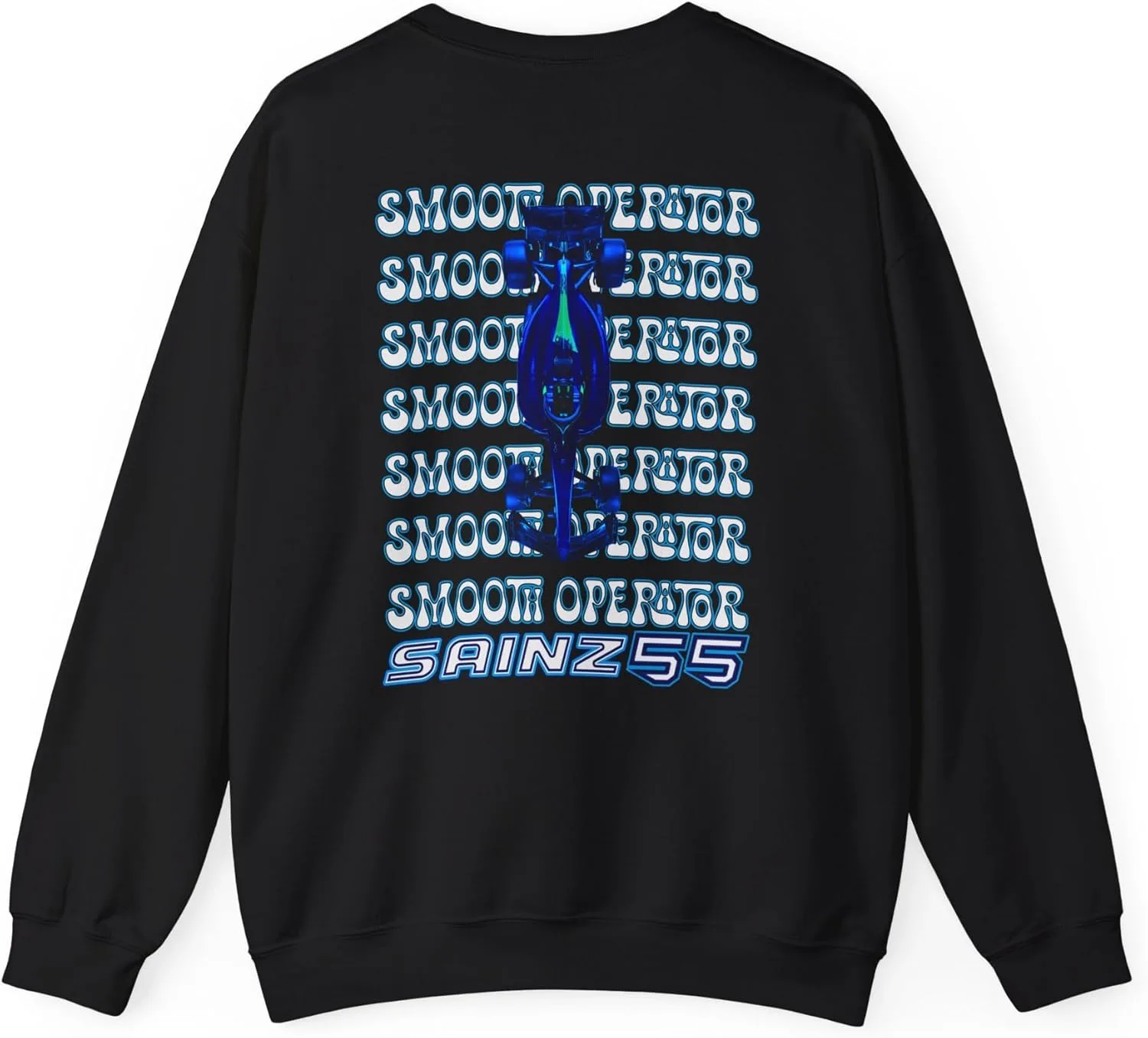 Свитшот sainz inspired racing, винтажный, unisex — фото 2