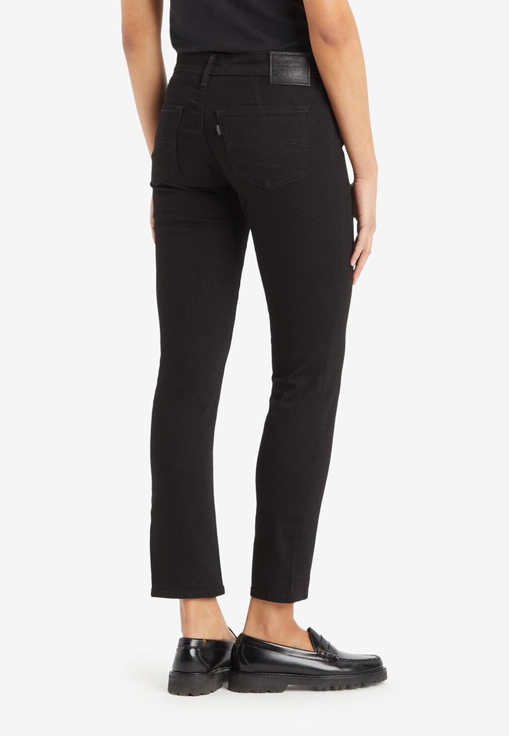 Джинсы узкого кроя 712™ SLIM WELT POCKET Levi's, черный деним — фото 4