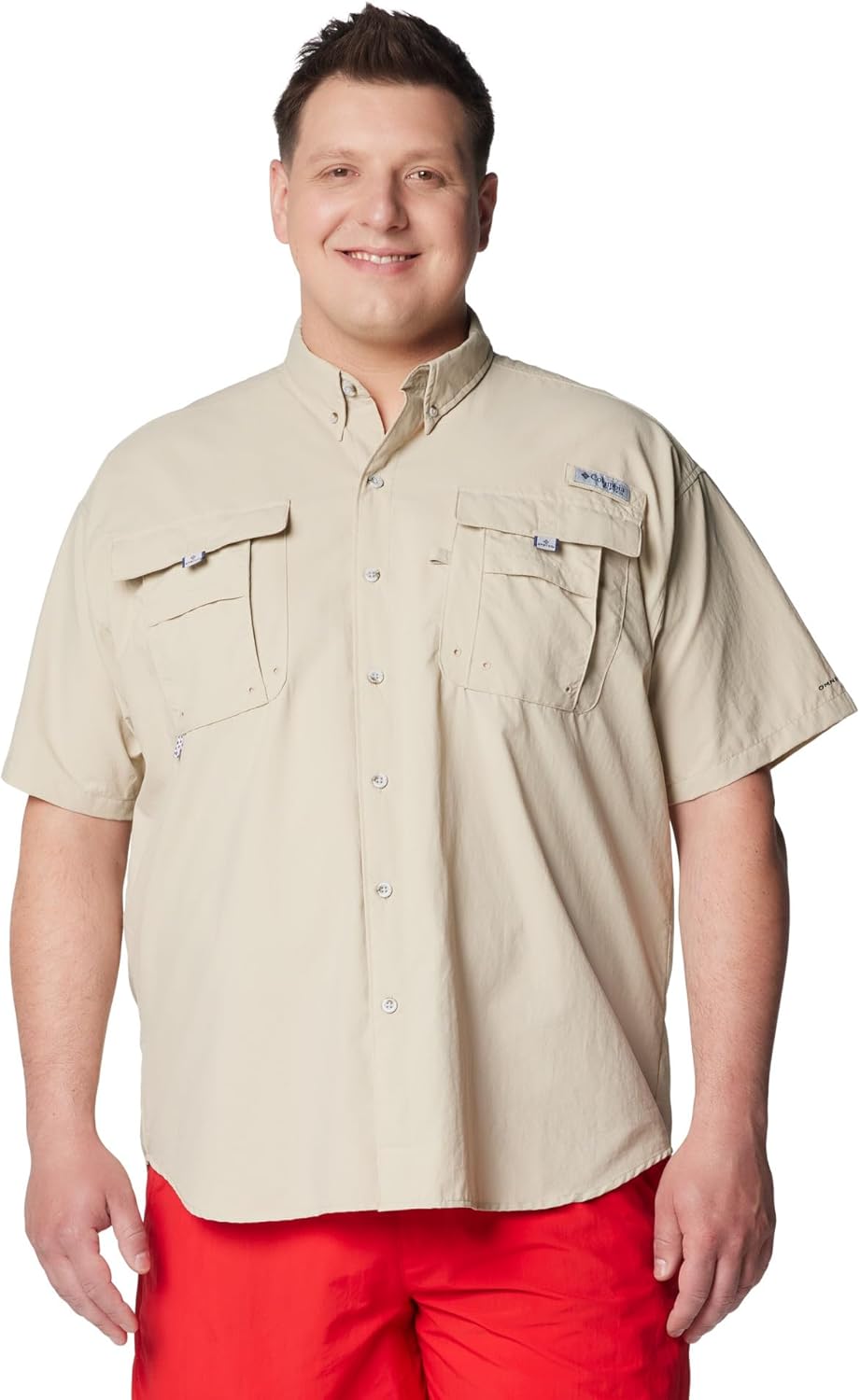 

Рубашка Columbia Men's PFG Bahama II с коротким рукавом, Fossil
