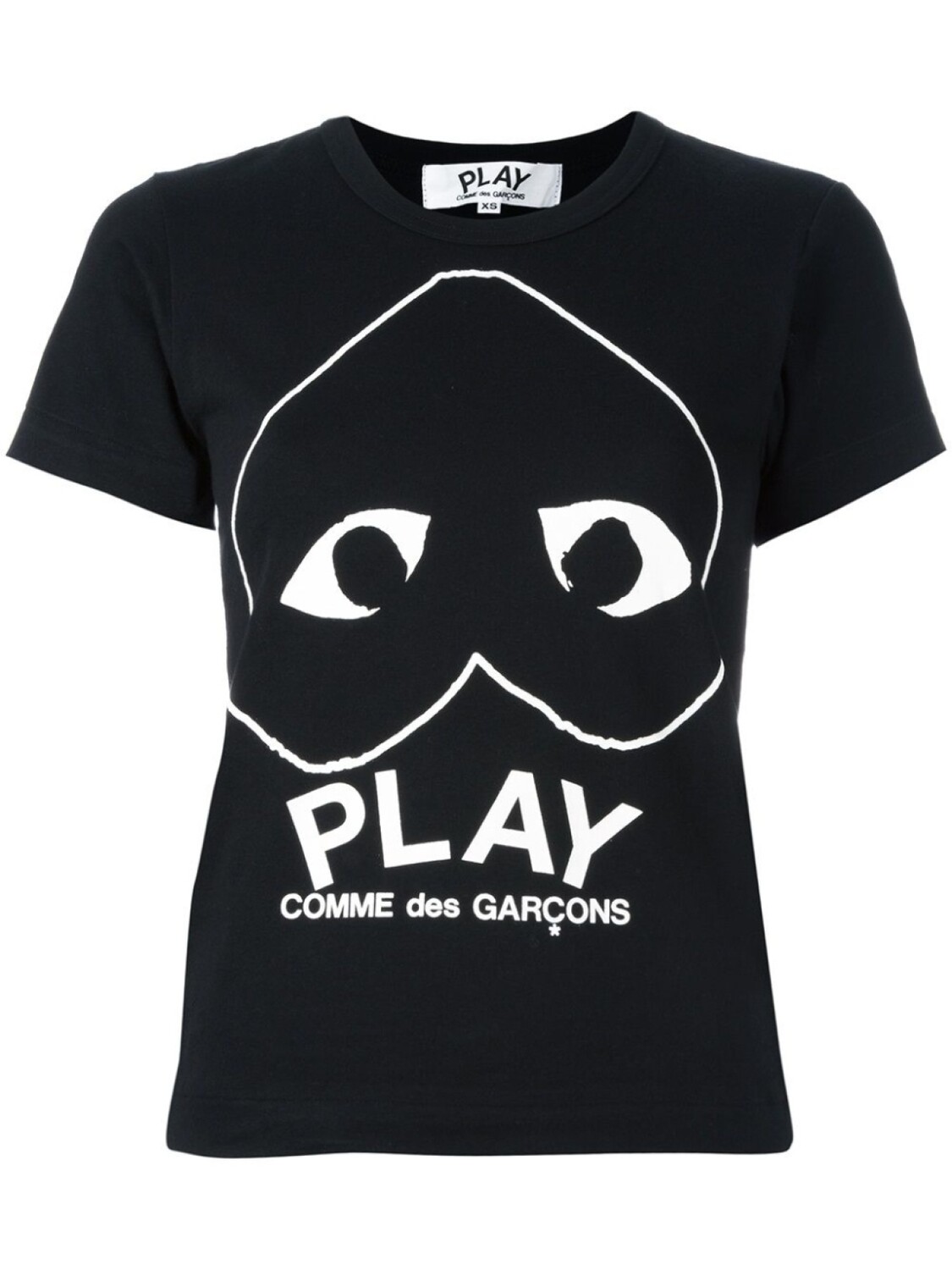 

Футболка с принтом-логотипом Comme Des Garçons Play, черный