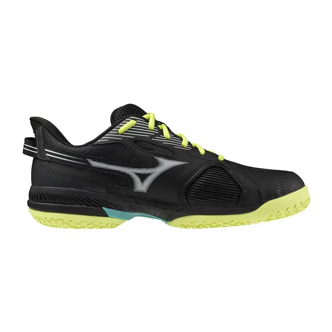 Унисекс теннисные кроссовки «Wave Exceed 5 SW OC» от Mizuno, Black X White (46) — фото 3