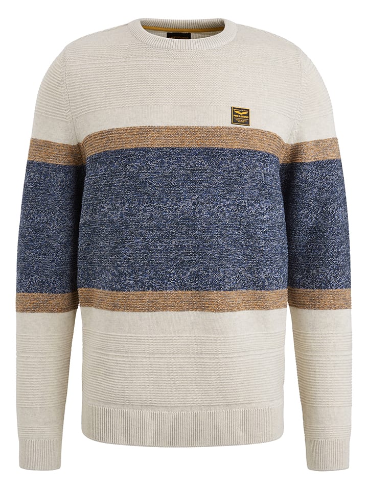 

Пуловер PME Legend, цвет beige/dunkelblau