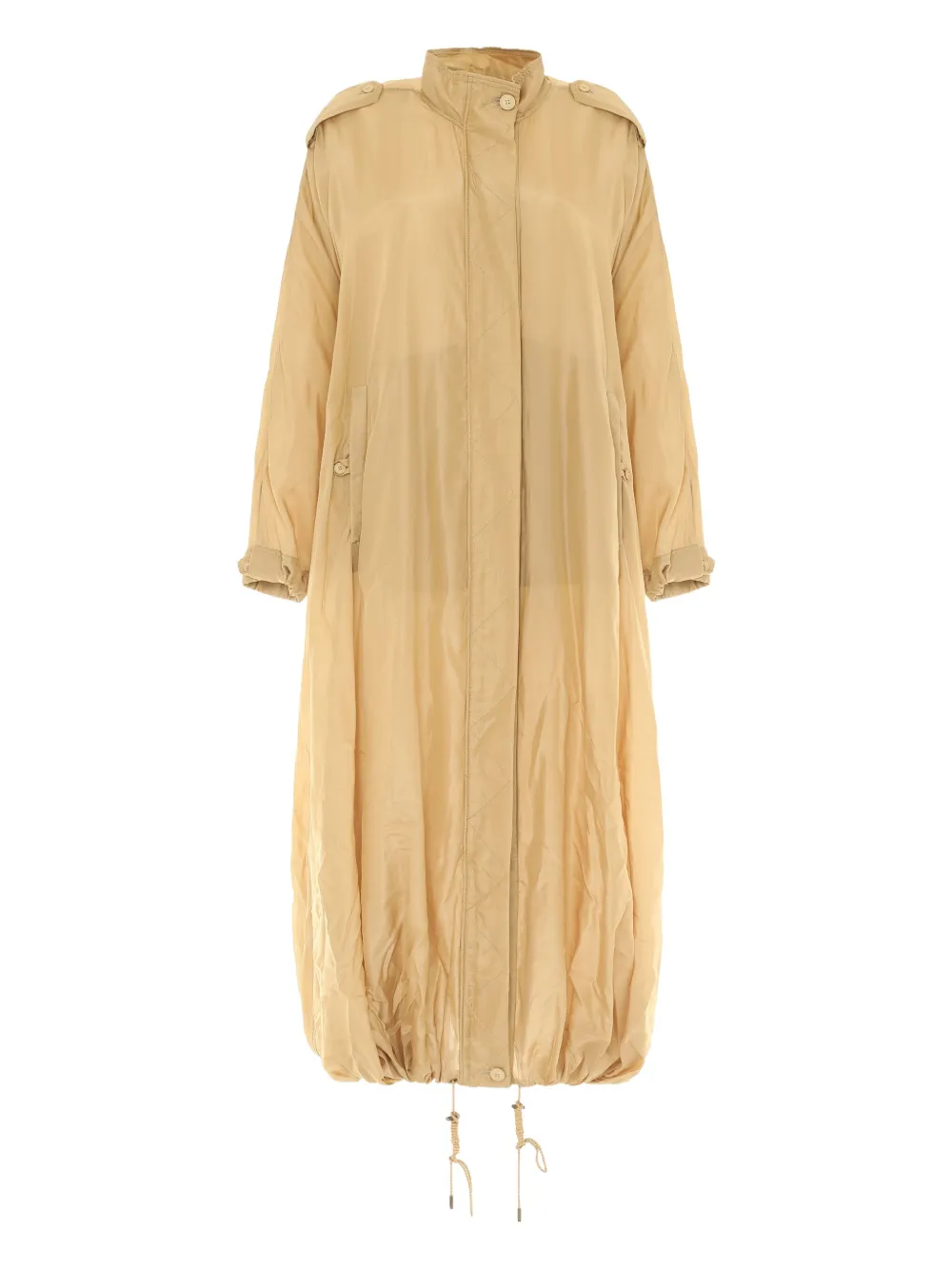 

Пальто с кулиской Alberta Ferretti, желтый