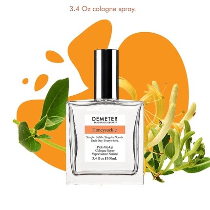 Одеколон-спрей Honeysuckle 3,4 унции - духи для мужчин и женщин, Demeter Fragrance Library — фото 2
