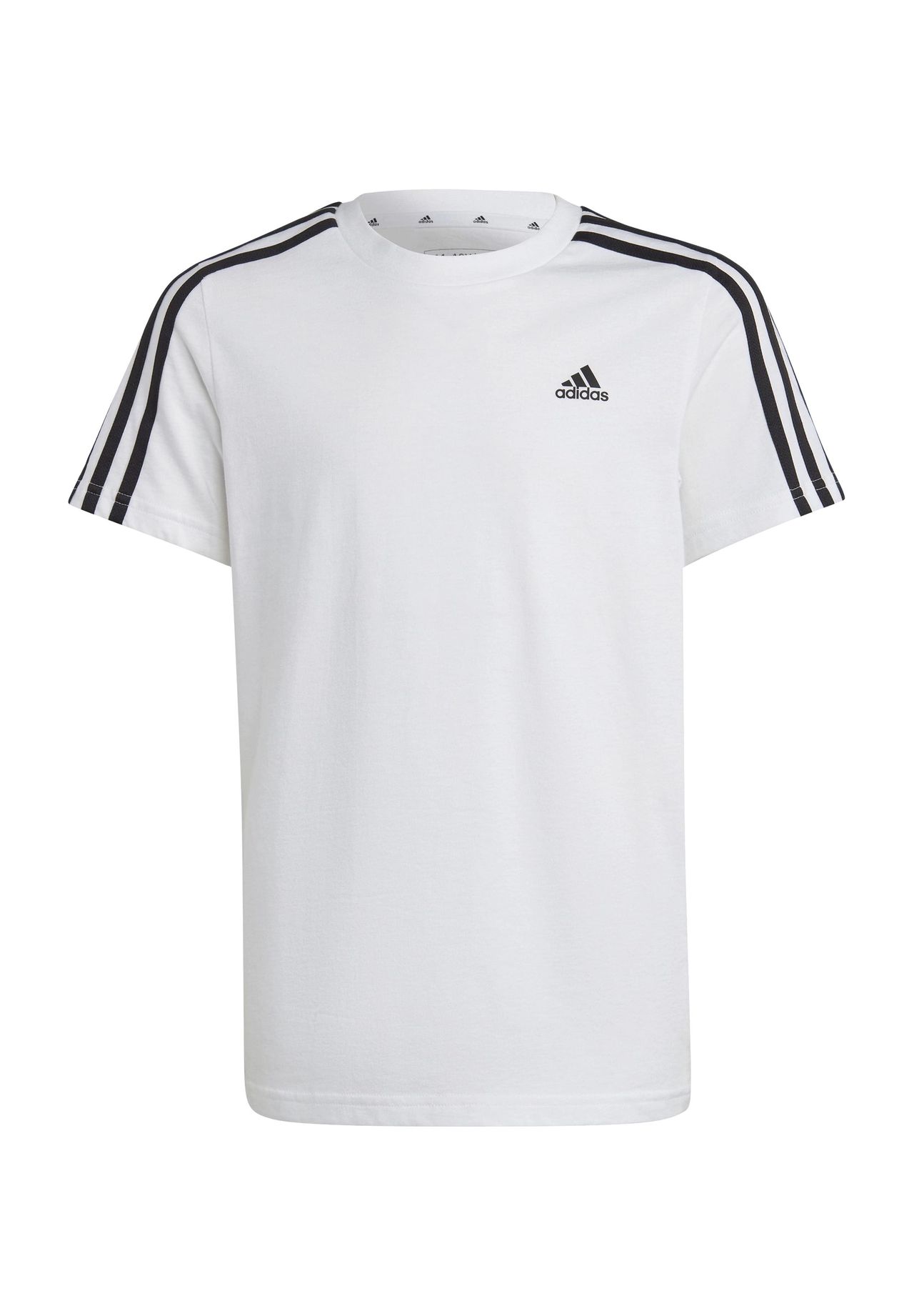 

Футболка, хлопок, легкая, детская Adidas, цвет White/ Black