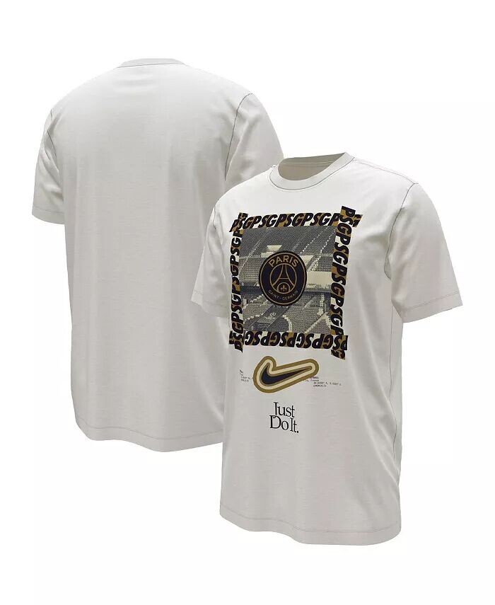 

Мужская белая футболка Paris Saint-Germain DNA Nike