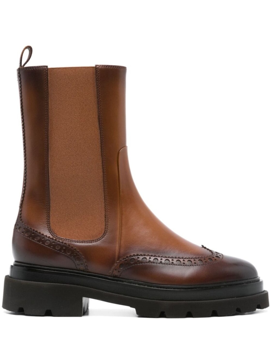 

Кожаные ботинки Santoni, коричневый