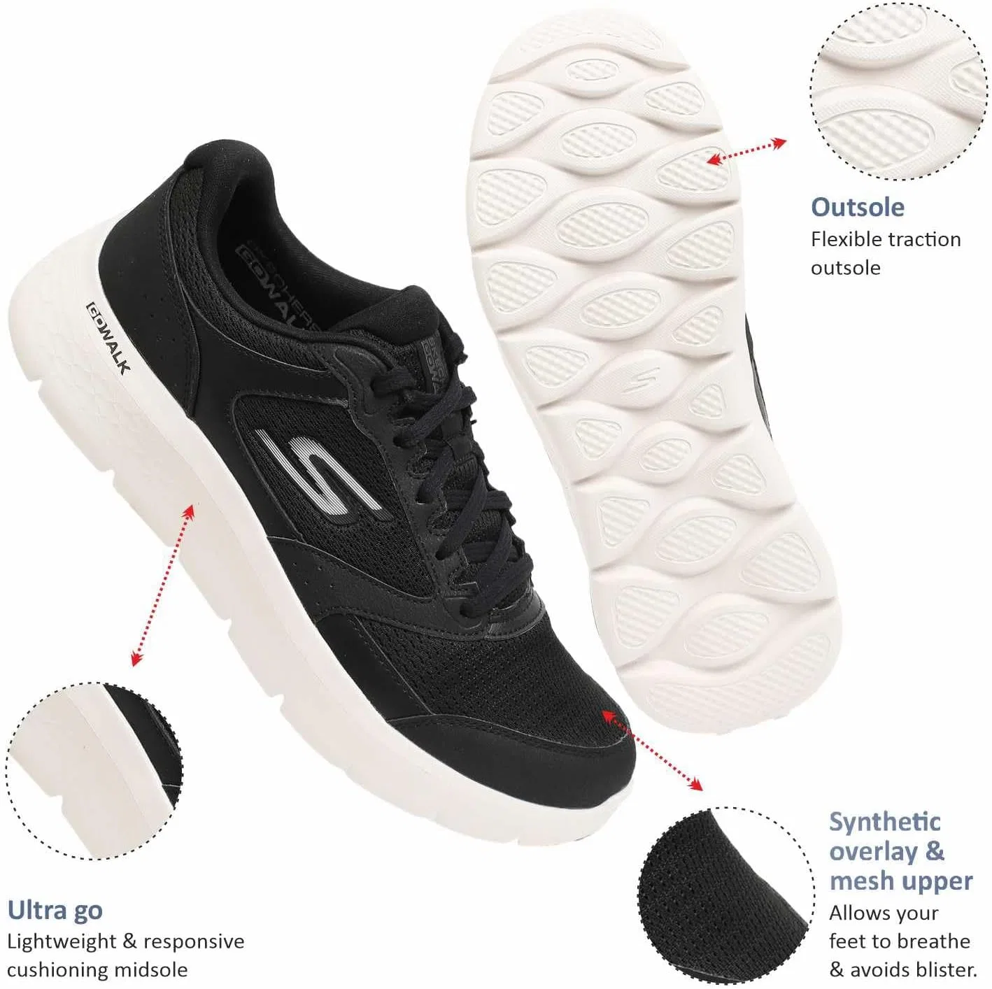 Мужские кроссовки Skechers 216481 Gyor, 2-Black — фото 4