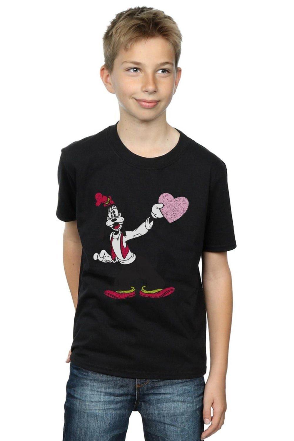 

Футболка Goofy Love Heart Disney, черный