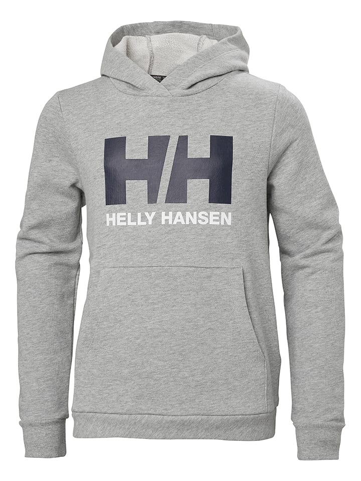 

Пуловер с капюшоном Logo Helly Hansen, серый