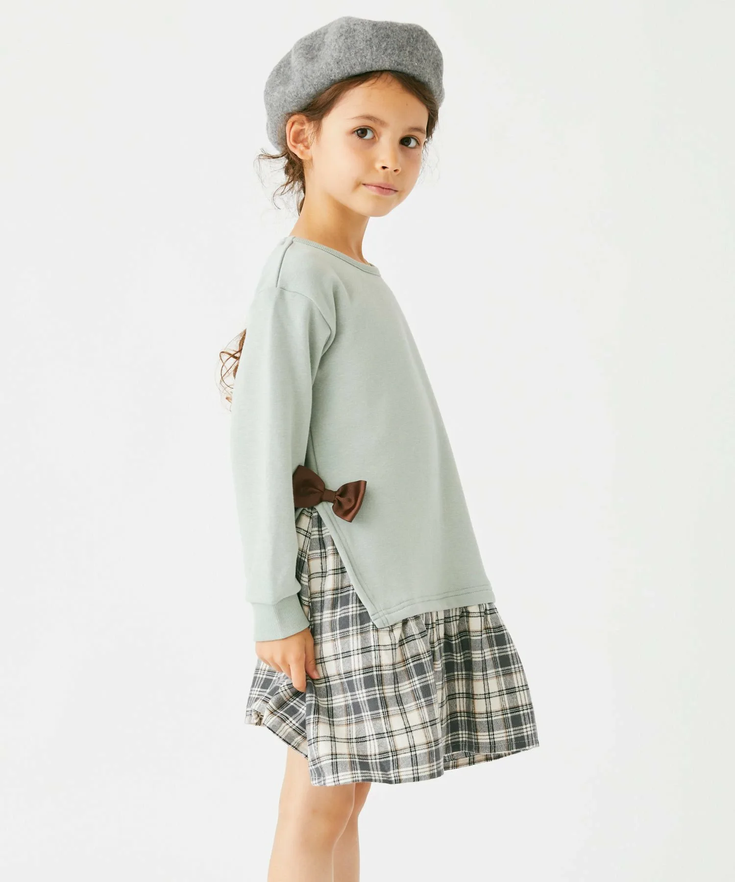 Многослойное платье на флисовой подкладке Ever Closet, mint