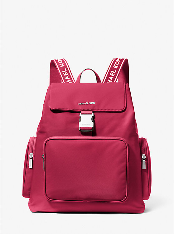 

Большой нейлоновый грузовой рюкзак Khai Michael Kors, красный