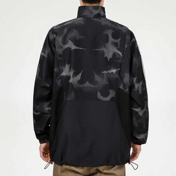 Куртка adidas St Wv Newblock Casual Sports Breathable Camouflage Stand Collar Jacket Black, черный — фото 4