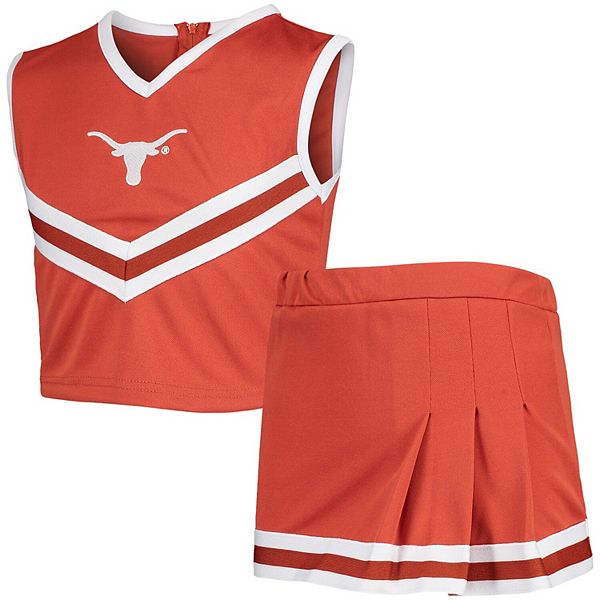 

Детский двухкомпонентный сет для черлидинга texas orange texas longhorns Unbranded