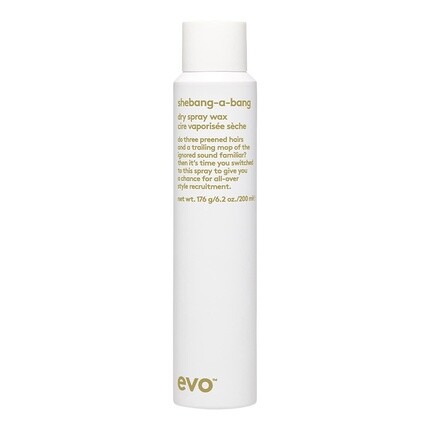 

Shebang-A-Bang Dry Spray Wax 200мл - Веганский спрей для укладки для всех типов волос, Evo