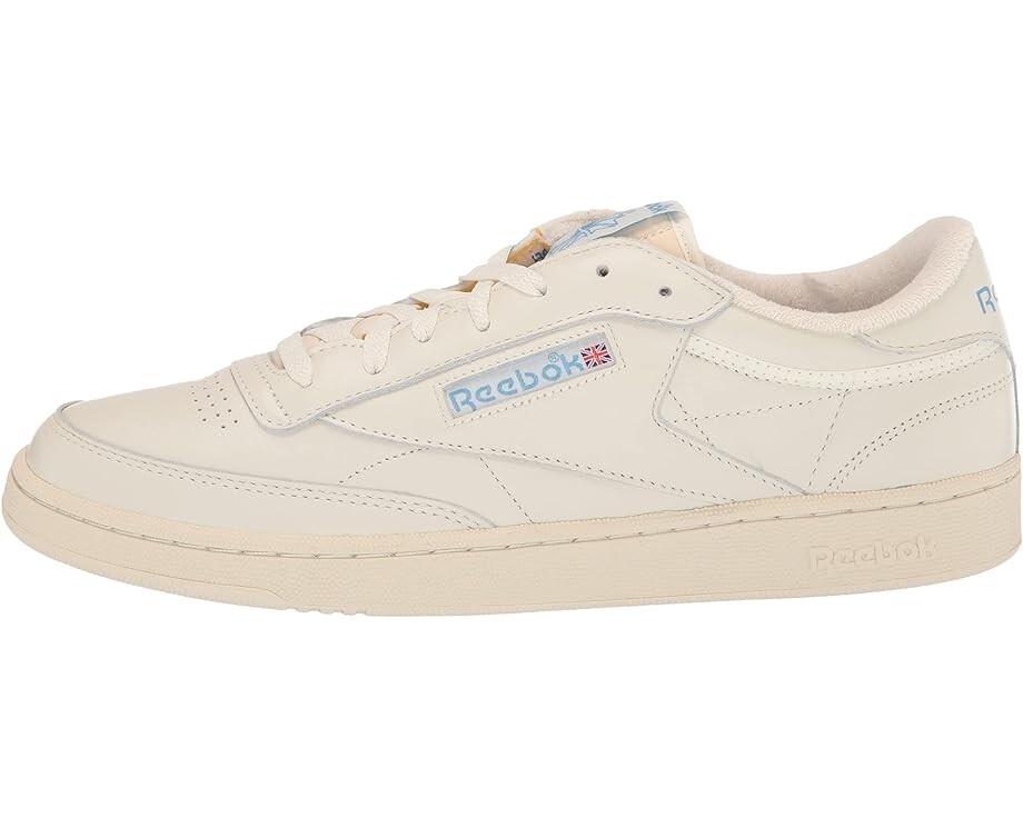 Кроссовки Reebok Lifestyle Club C 85, цвет Chalk/Alabaster/Essential Blue — фото 4