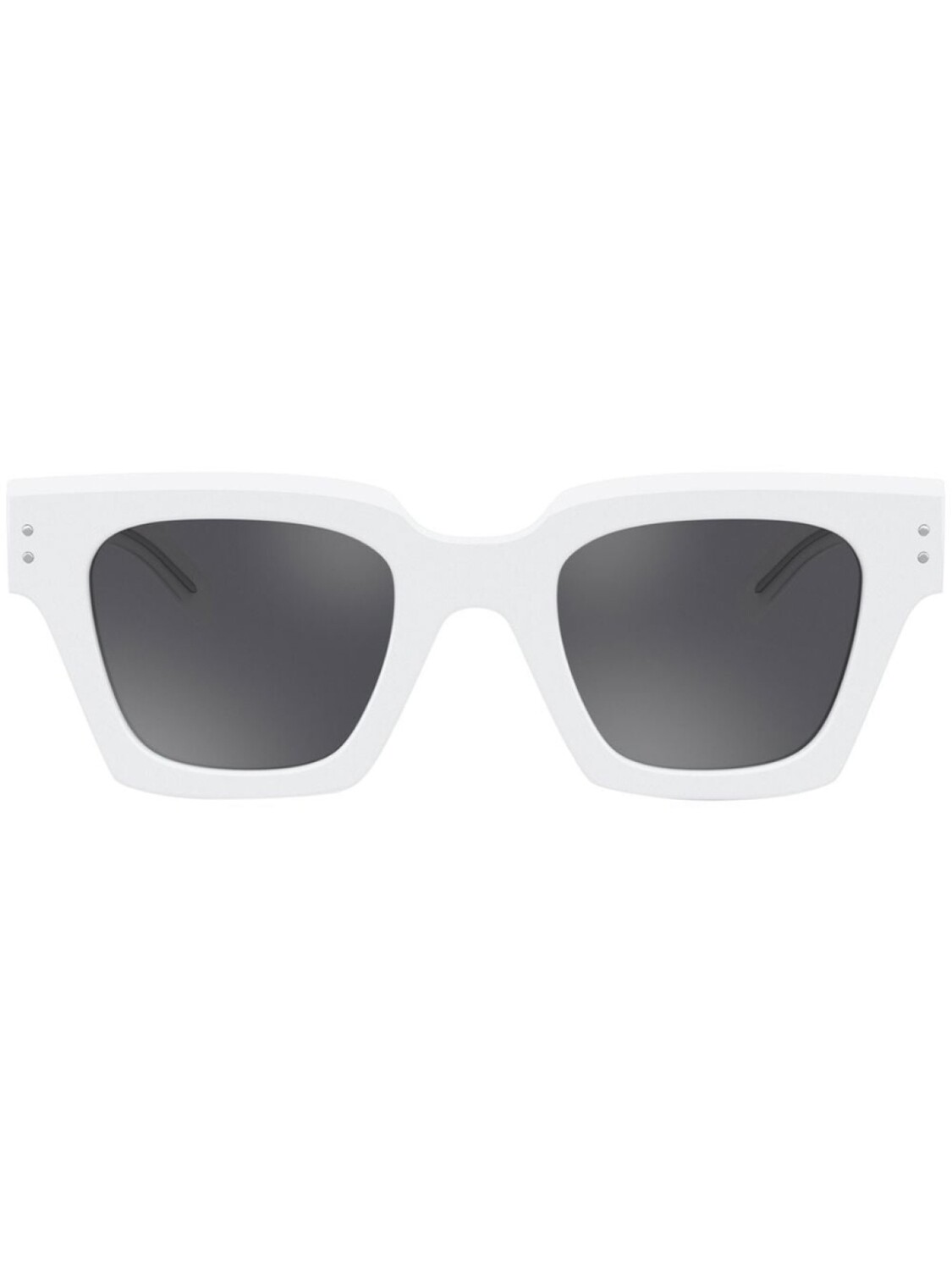 

Dolce & Gabbana Eyewear солнцезащитные очки DG Icon в D-образной оправе, белый
