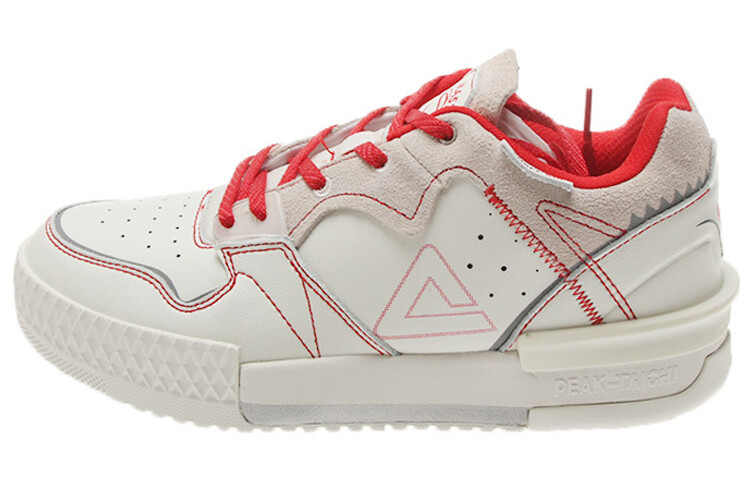 

Скейтбординговые туфли женские низкие парусиновые белые Peak, Белый, Скейтбординговые туфли женские низкие парусиновые белые Peak