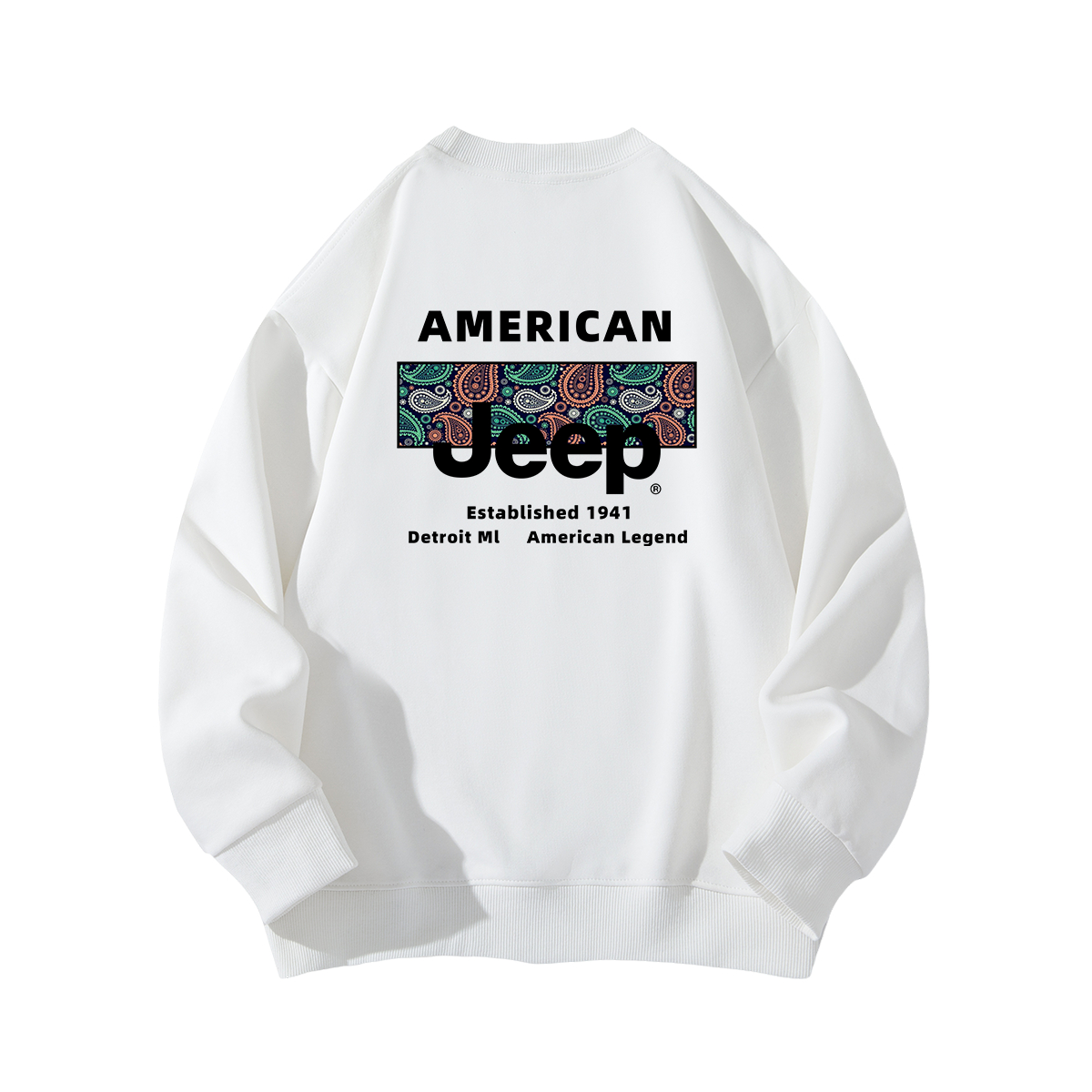 

Свитшот унисекс Jeep, белый
