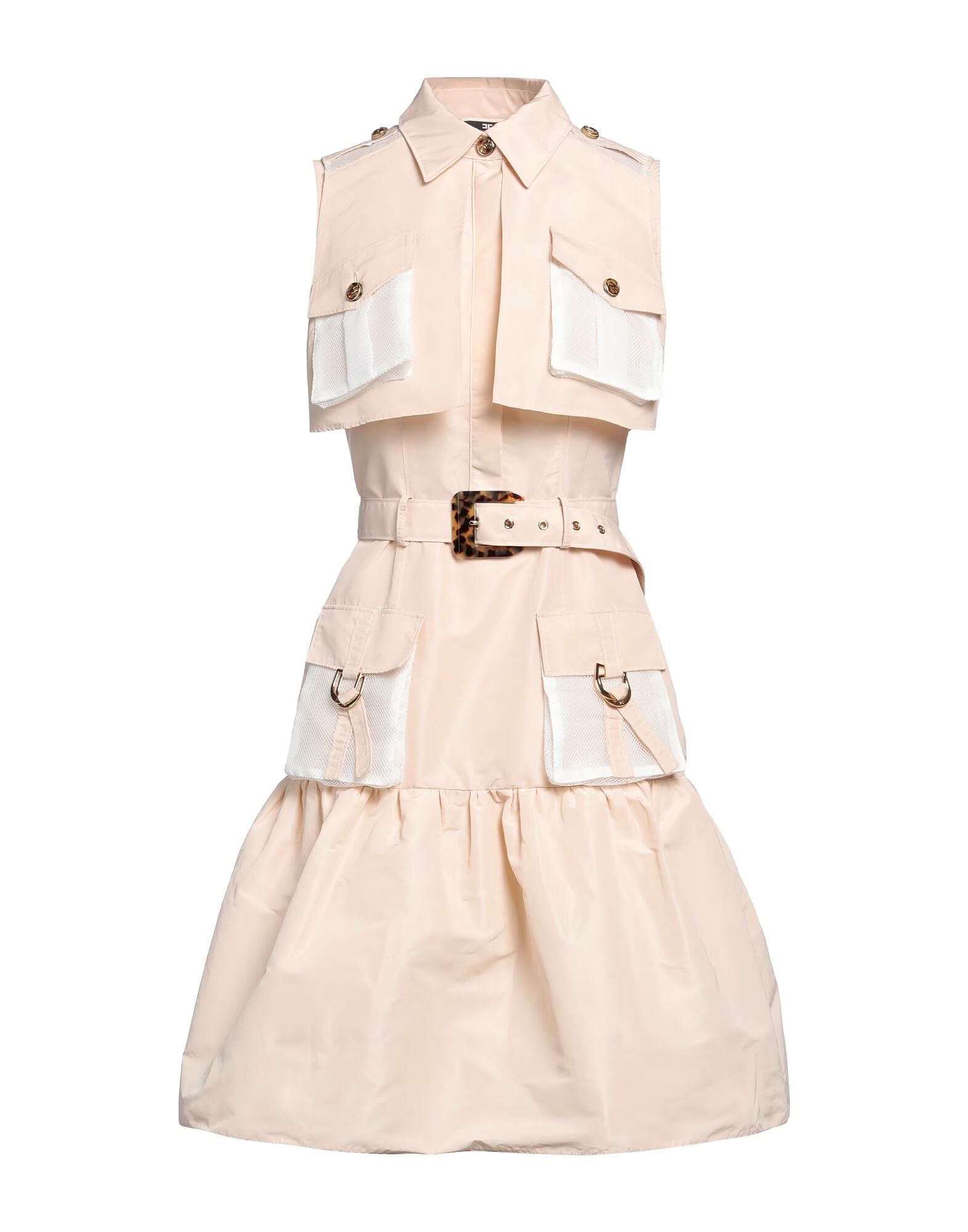 

Платье миди Elisabetta Franchi, бежевый