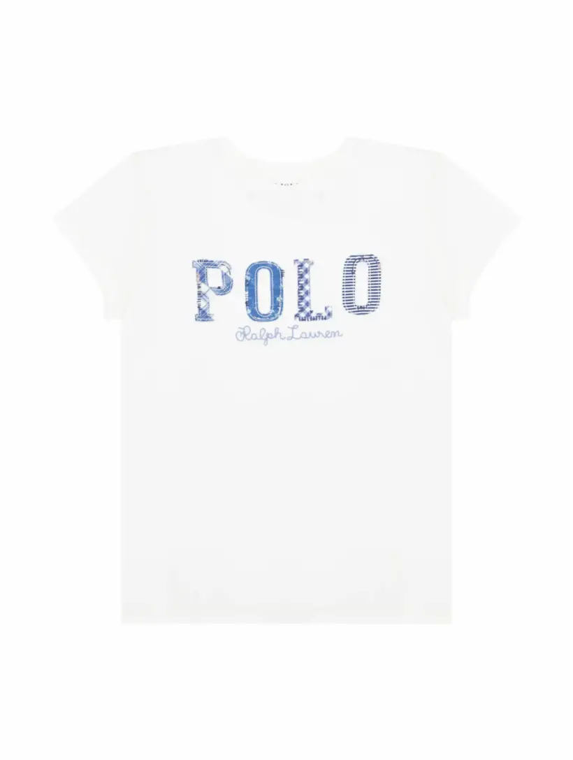 

Хлопковая футболка с логотипом Ralph Lauren, белый