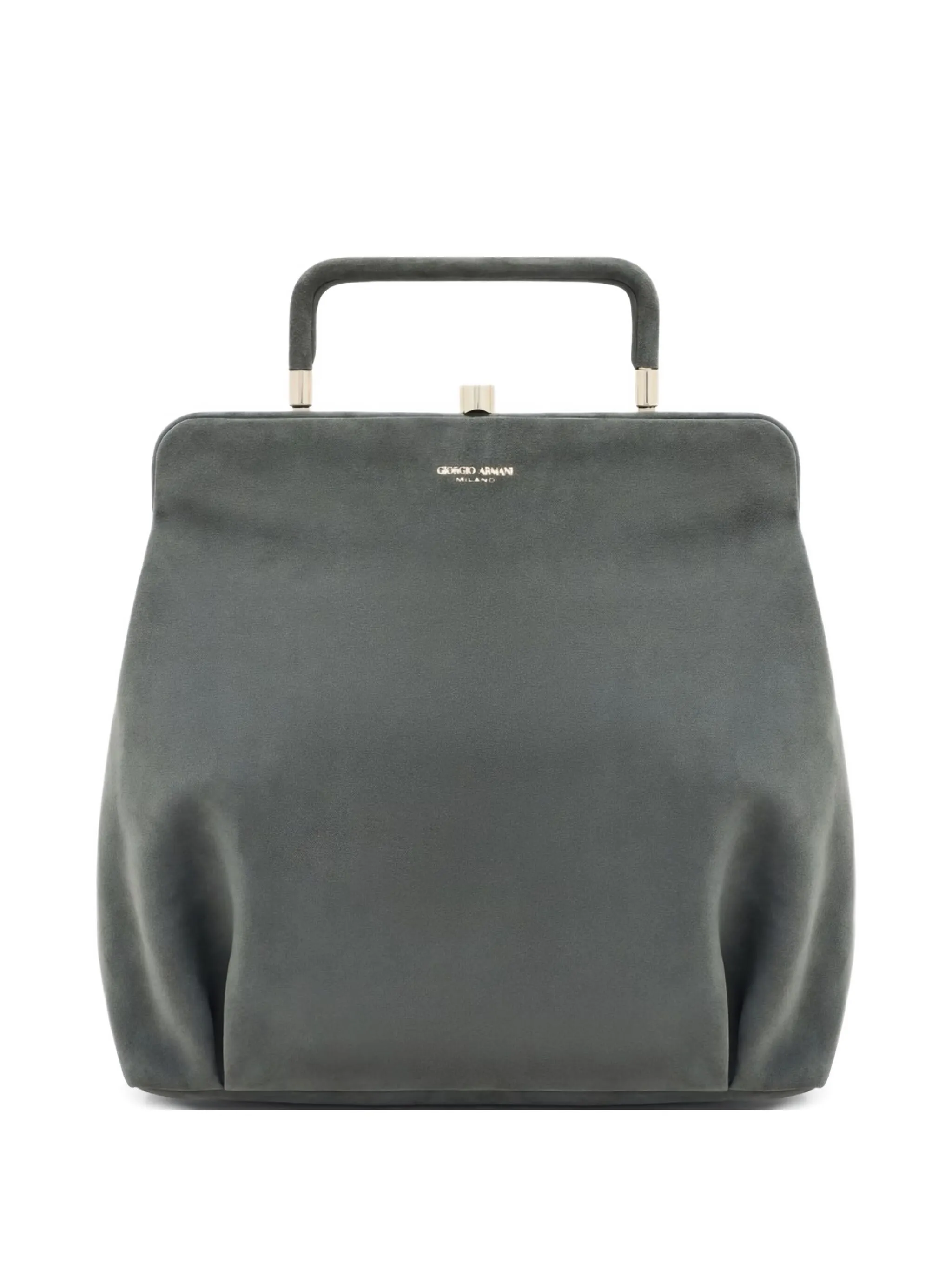 

Сумка-тоут Frame с логотипом Giorgio Armani, серый