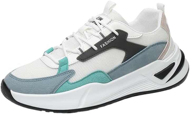 

Мужские массивные ретро кроссовки Dad - спортивные повседневные кроссовки с легкой амортизацией, противоскользящей подошвой и дышащей конструкцией для повседневной ходьбы и городского стиля Clolinde, белый