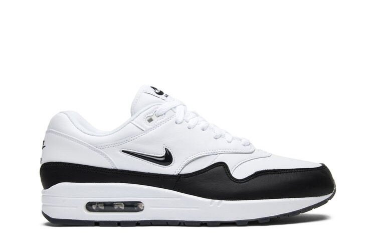 

Кроссовки Nike Air Max 1 Premium SC Jewel 'Black Swoosh', белый