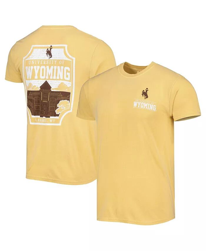 

Мужская золотая футболка с логотипом Wyoming Cowboys Campus Icon Image One