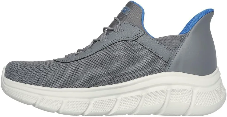 Мужские кроссовки Skechers B Flex - Elevated Edge с удобной вставкой без шнурков, серый — фото 4