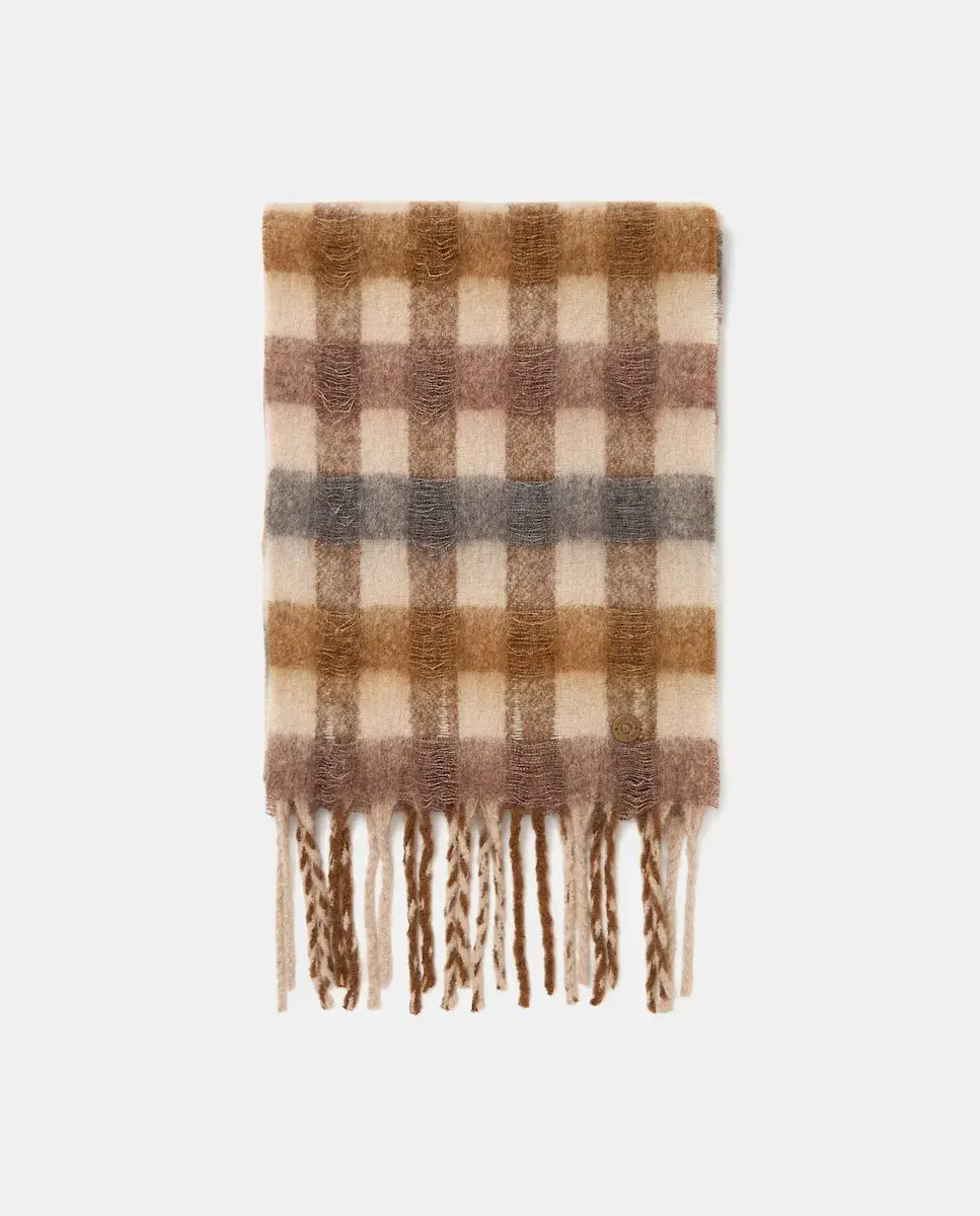 

Шарф в клетку с цветами Jo & Mr. Joe