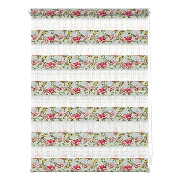 

Рулонные шторы Lichtblick Birds, 45x150x6 см цвет grün/pink