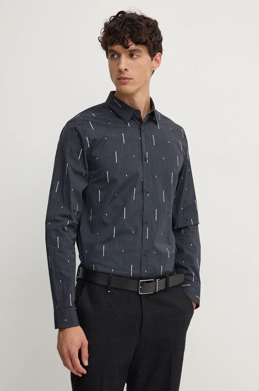 

Рубашка Armani Exchange из хлопка, темно-синий