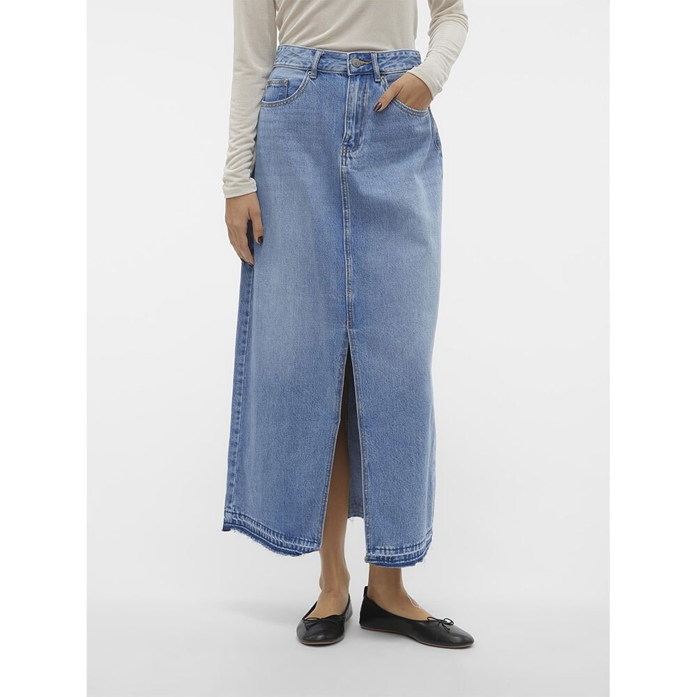 

Юбка Vero Moda Zayla Long, синий