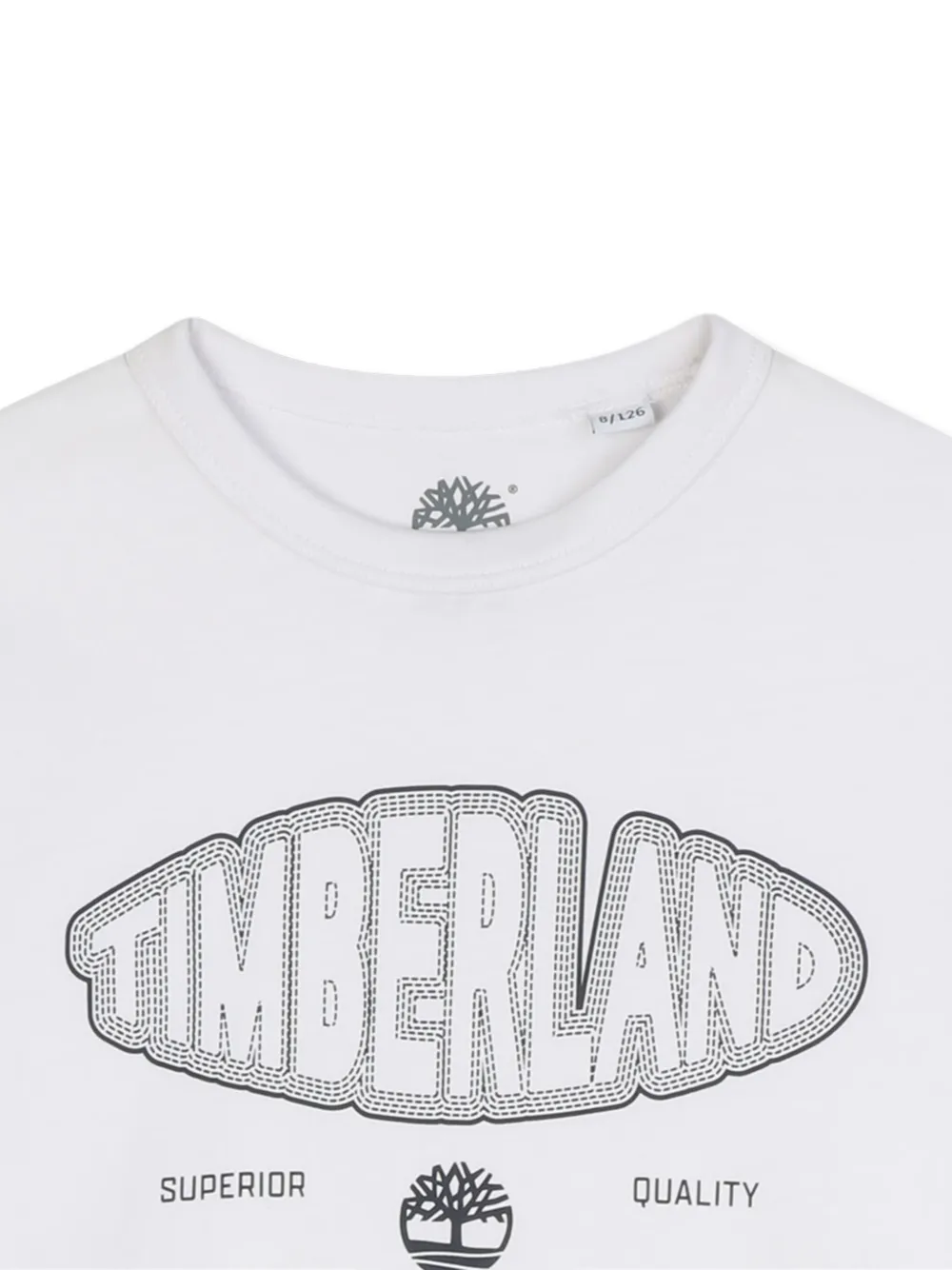 Футболка с длинными рукавами и логотипом Timberland Kids, белый — фото 3
