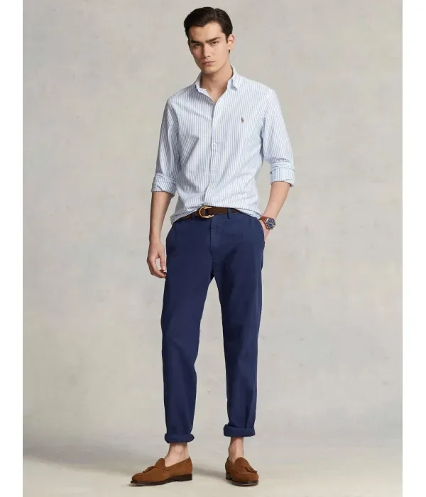 Рубашка slim fit Polo Ralph Lauren, синий — фото 2