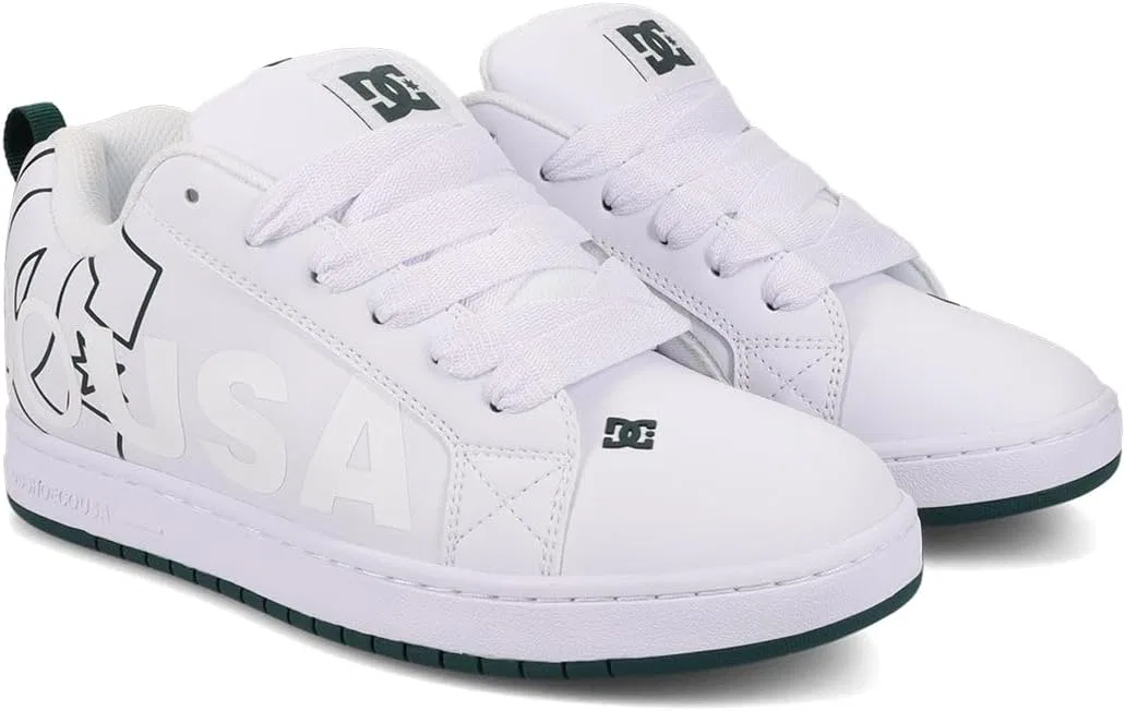 Кроссовки DC Shoes Court Graffik, White — фото 2